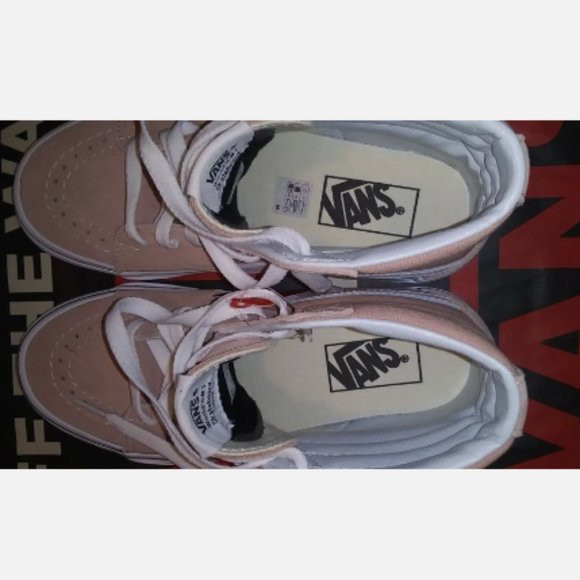 Vans Sk8-Hi Mahogany Rose/True White Men's 4/Women's 5.5 VN0A38GEQQ6 - Picture 2 of 12